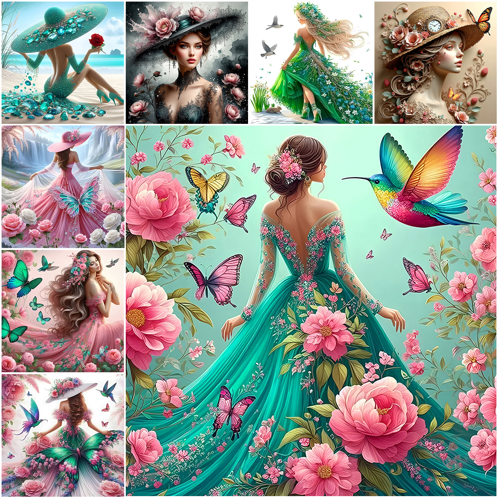 Elegant Beauty Full DIY 5D Rou – обзор и цена Resin Art Kits For Adults