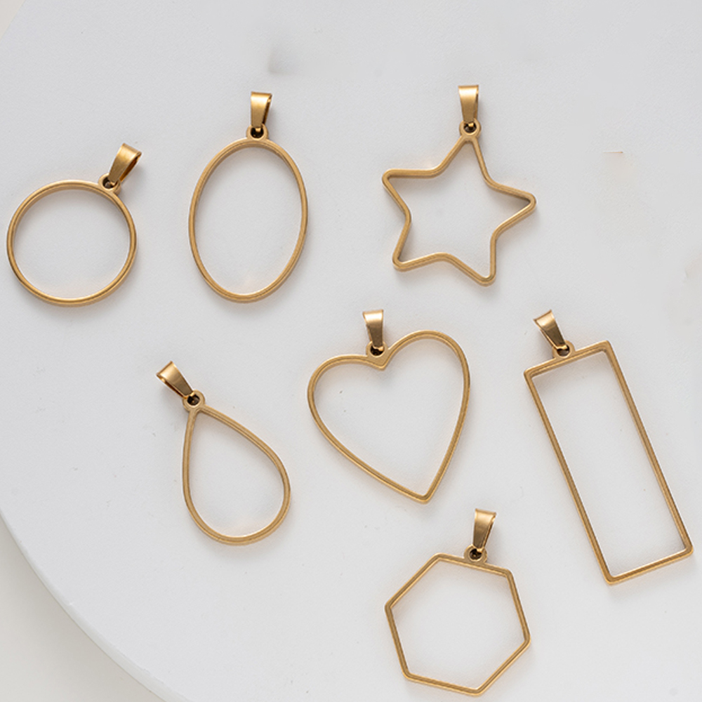 5pcs Stainless Steel Open Back – обзор и цена Resin Art Earrings
