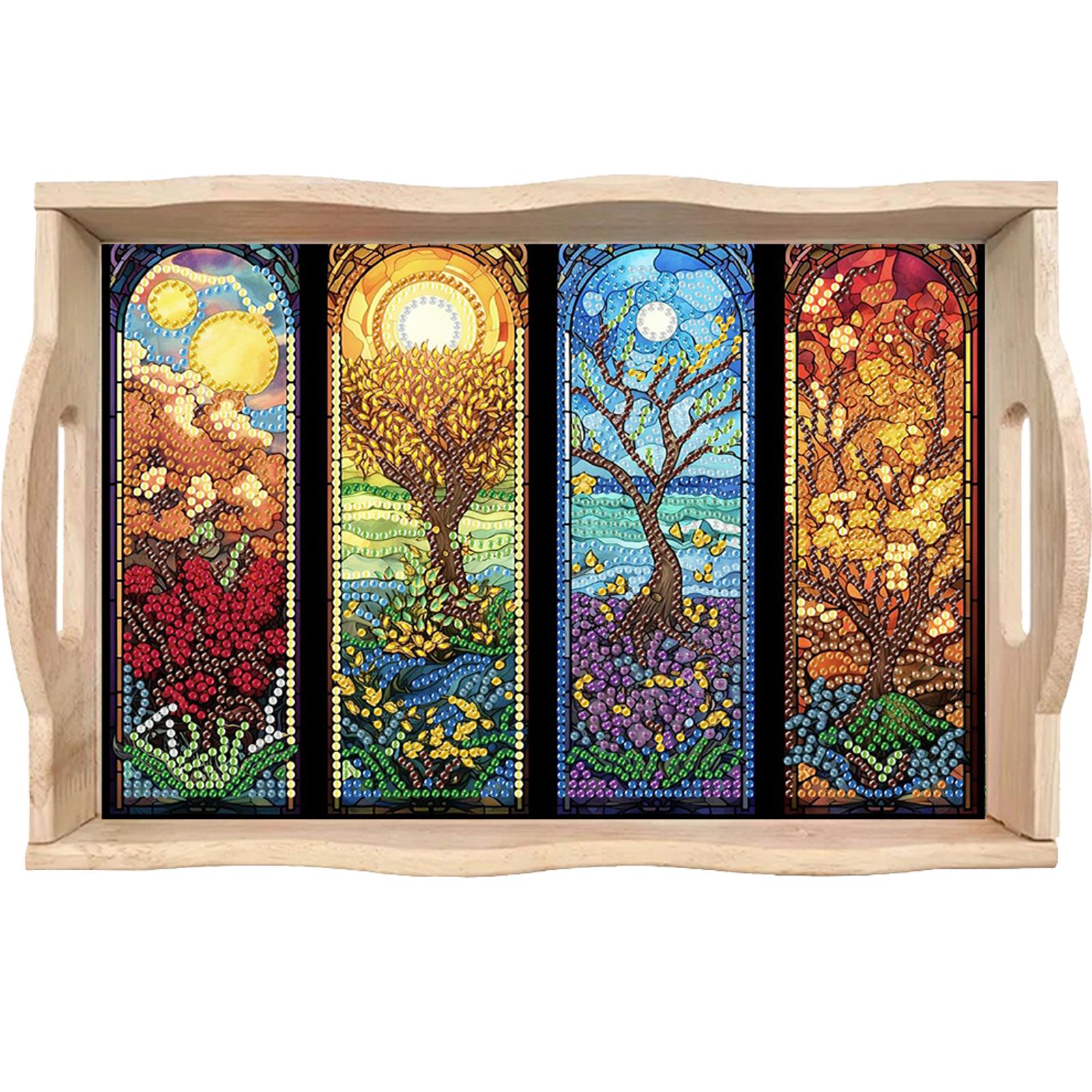 Diamond Painting Wooden Tray S – обзор и цена Resin Art Wooden Tray