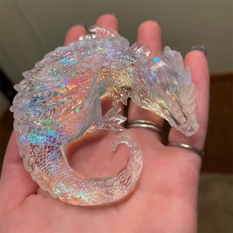 3 Styles Mirror Sleepy Dragon  – обзор и цена Resin Art Clock