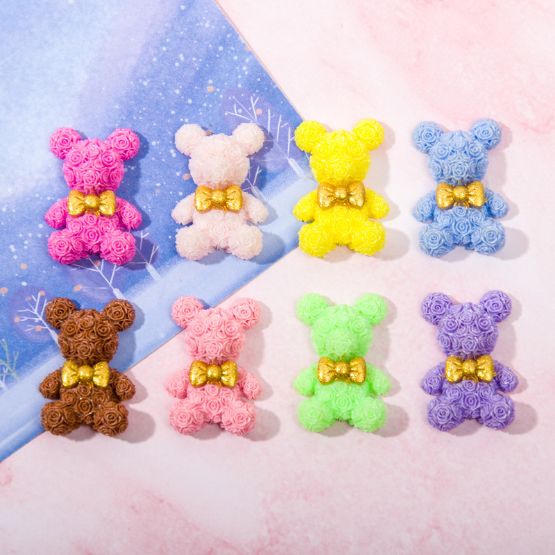 10pcs Rose Blossom Bear Resin  – обзор и цена Resin Art Rose Petals