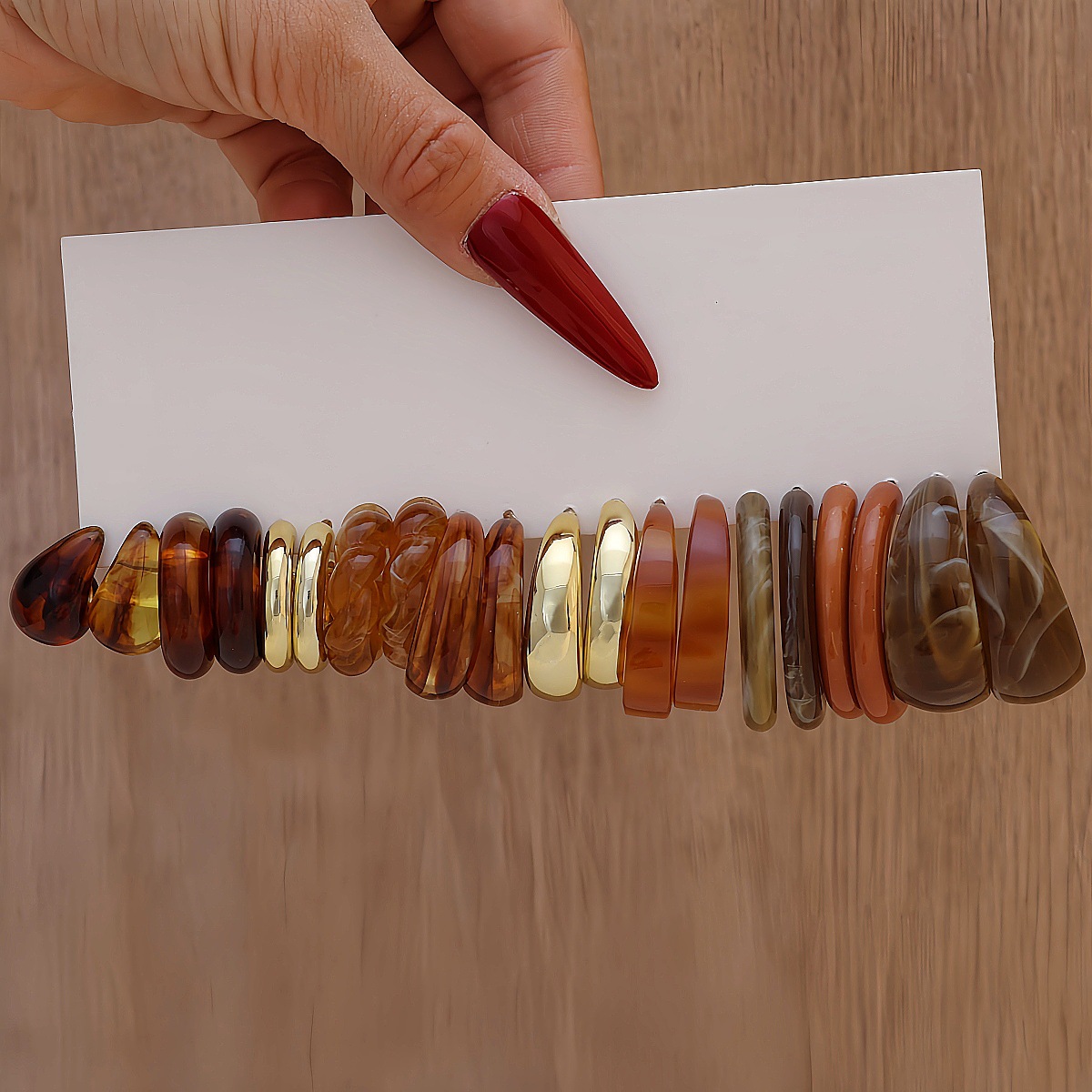 KMVEXO 40Pairs/Set Bohemian Co – обзор и цена Resin Art Ring