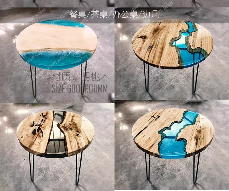 Creative art dining table epox – обзор и цена Resin Art Dining Table