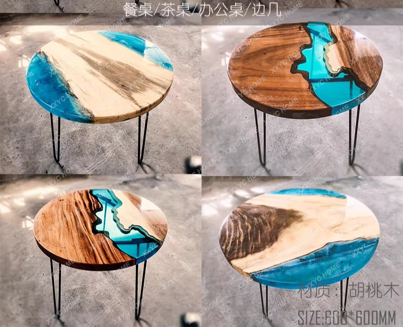 Creative art dining table epox – обзор и цена Resin Art Dining Table