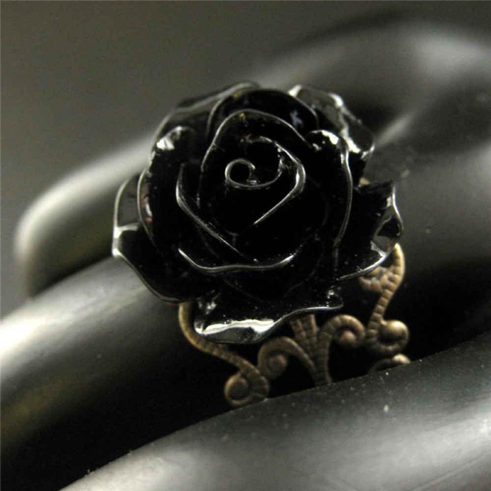Temperament Retro Black Resin  – обзор и цена Resin Art Ring