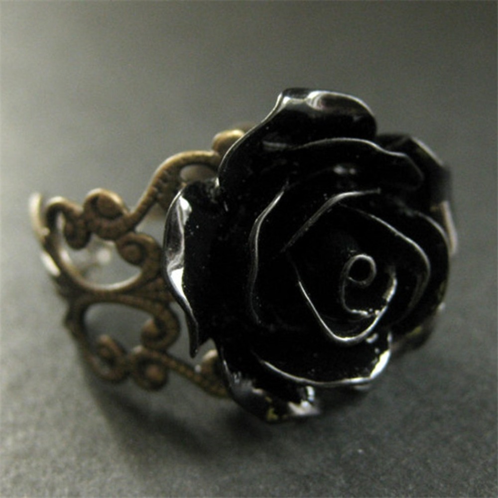 Temperament Retro Black Resin  – обзор и цена Resin Art Ring