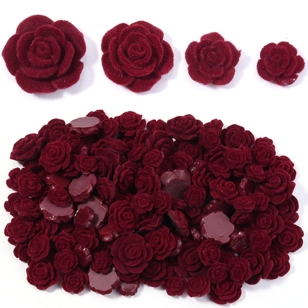 20pcs Resin Rose Flower Wine R – обзор и цена Resin Art Earrings