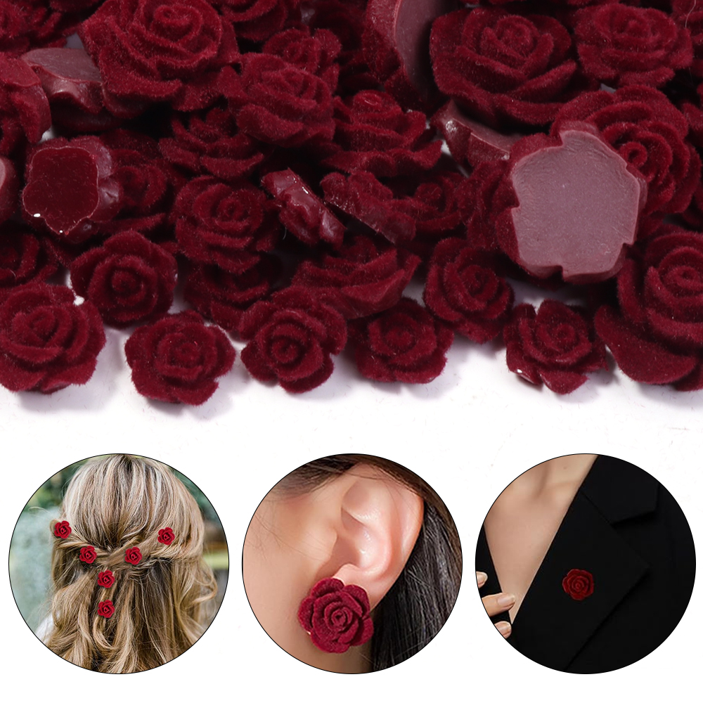 20pcs Resin Rose Flower Wine R – обзор и цена Resin Art Earrings