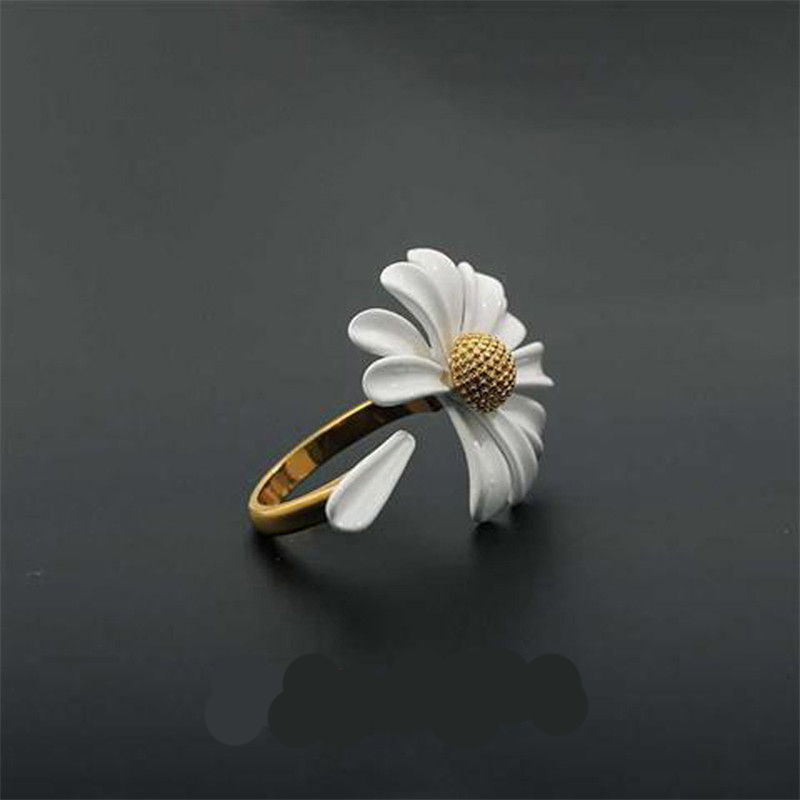 2021 New Spring White Enamel D – обзор и цена Resin Art Ring
