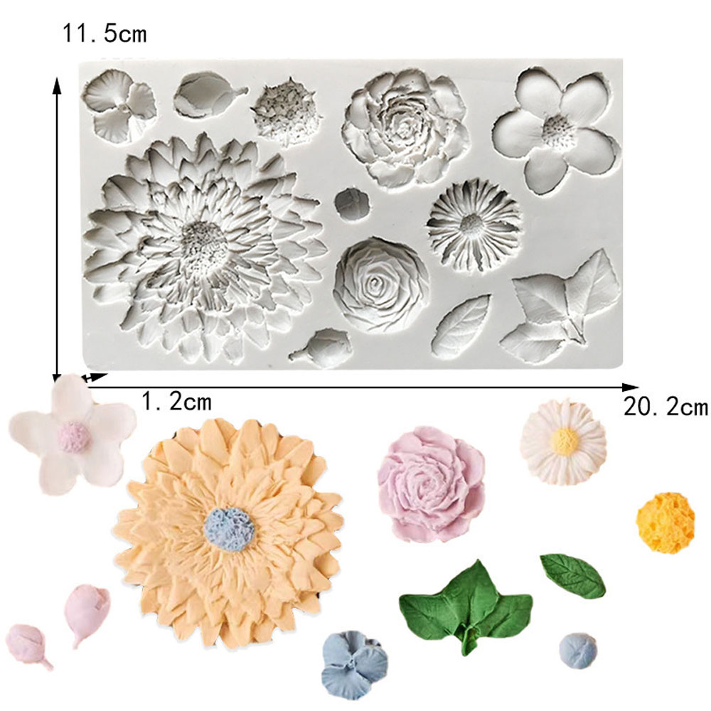Sunflower Petals & Leaves Sili – обзор и цена Resin Art Rose Petals
