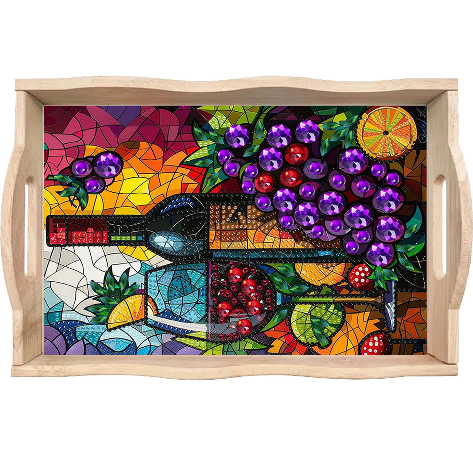Diamond Painting Wooden Tray w – обзор и цена Resin Art Wooden Tray