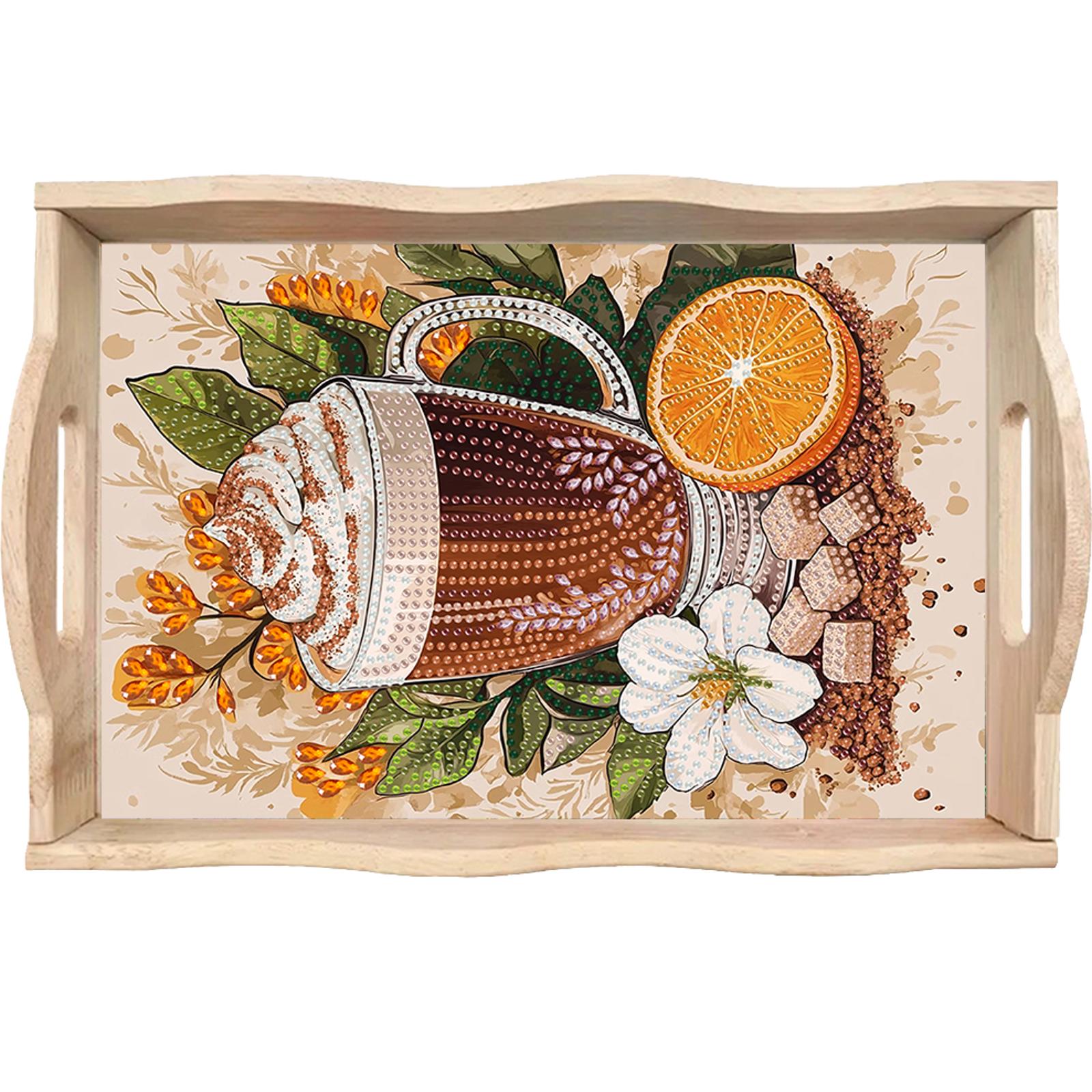 Diamond Painting Wooden Tray w – обзор и цена Resin Art Wooden Tray