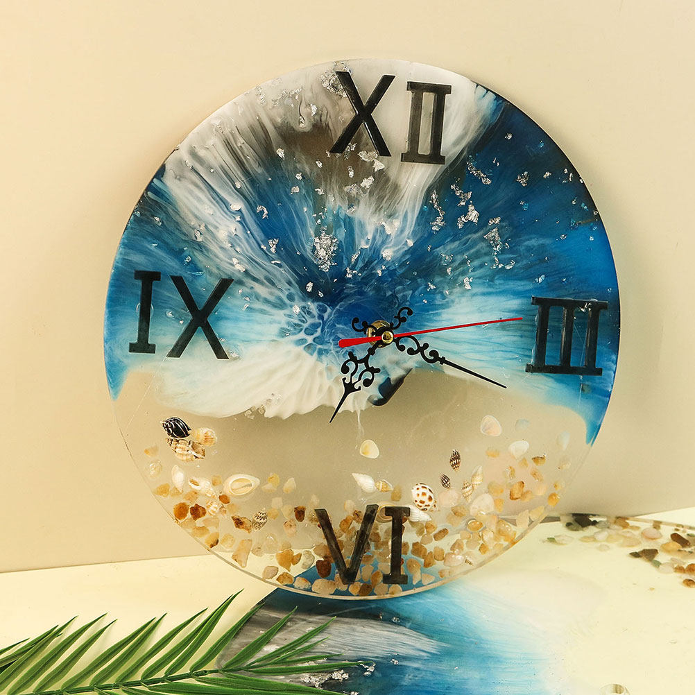 1Set Round Resin Silicone Cloc – обзор и цена Resin Art Clock