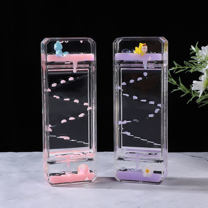 Creative cute slide oil leak d – обзор и цена Resin Art Clock