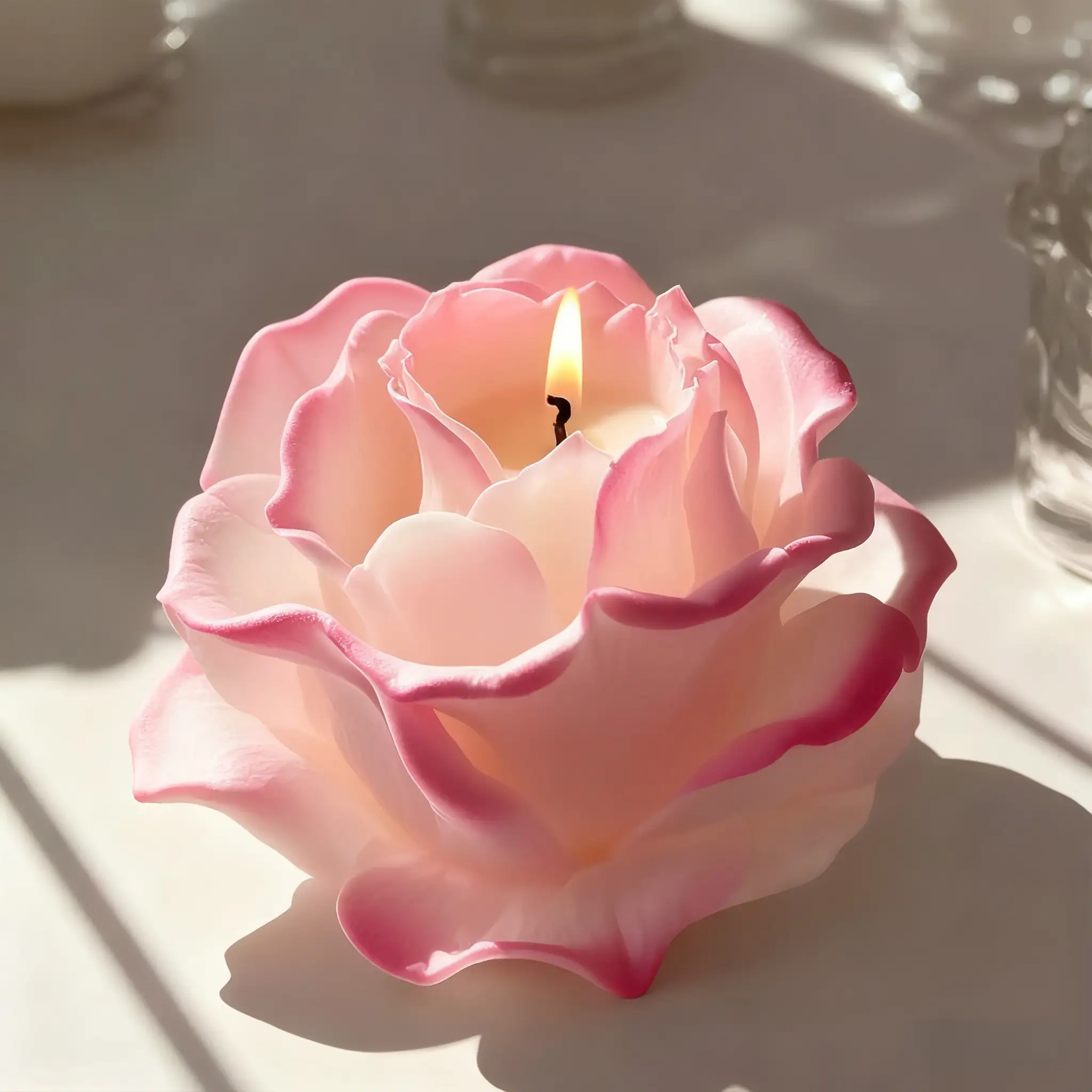 1 Piece 3D Elegant Rose Silico – обзор и цена Resin Art Rose Petals