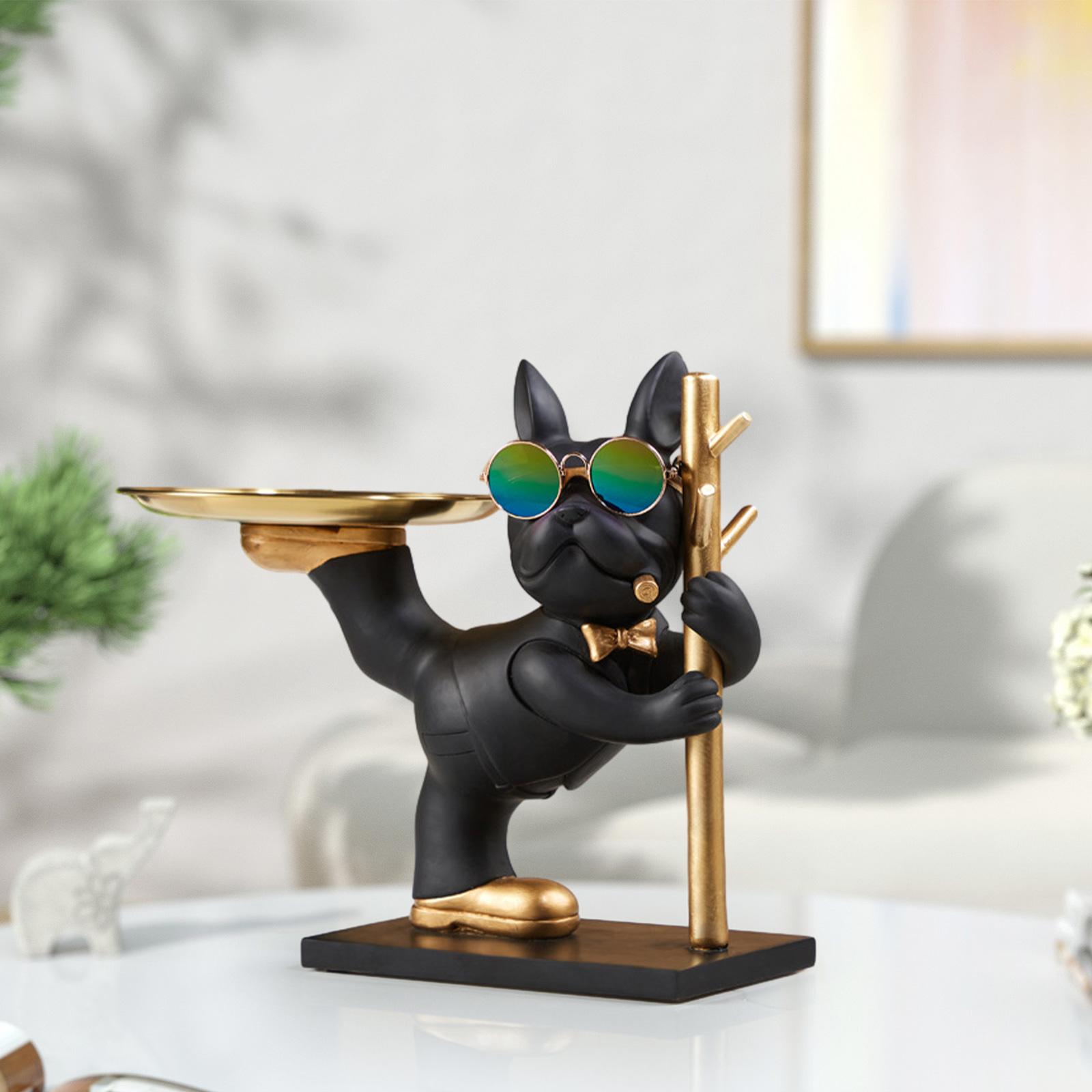 Bulldog Statue Desk Storage Tr – обзор и цена Resin Art Dining Table