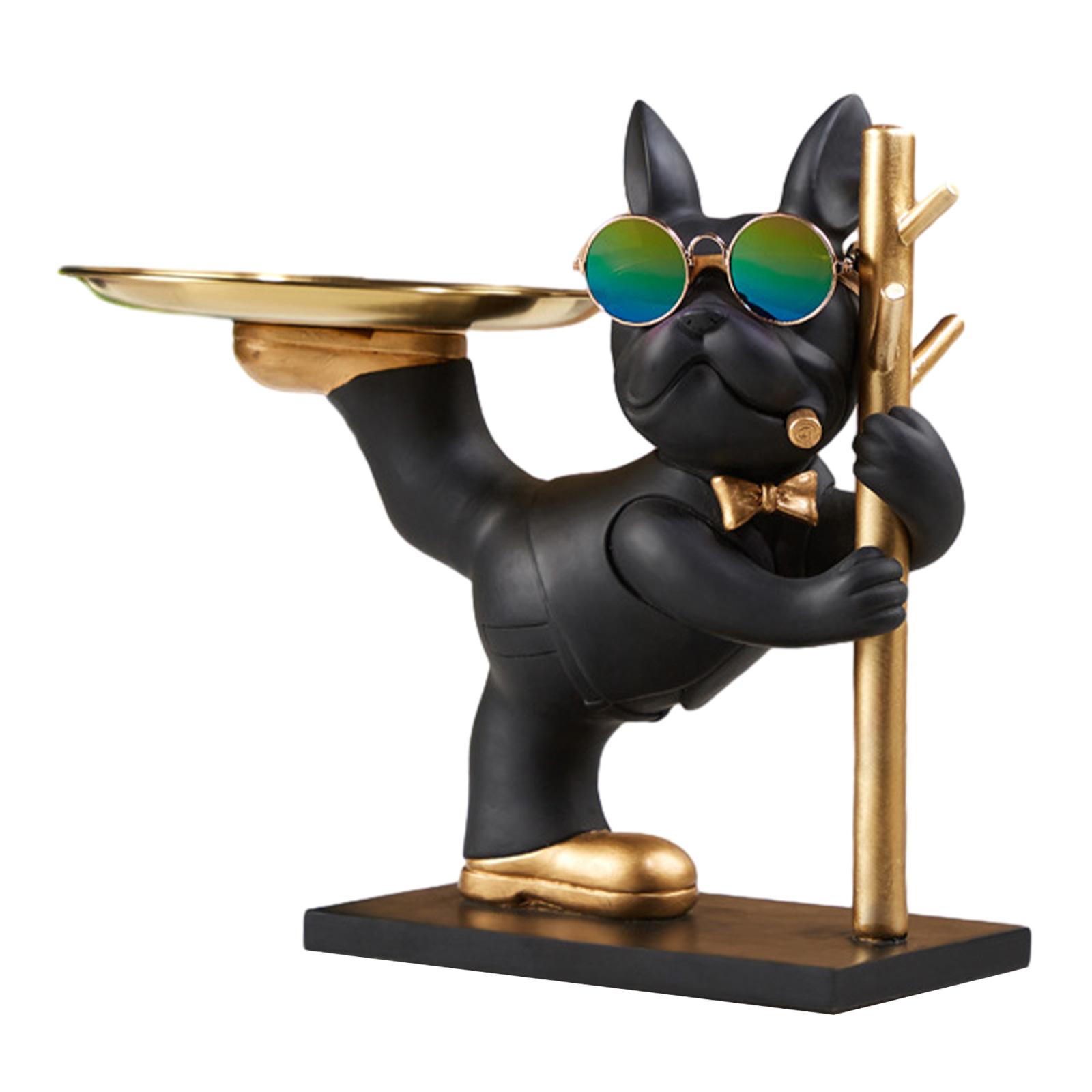 Bulldog Statue Desk Storage Tr – обзор и цена Resin Art Dining Table