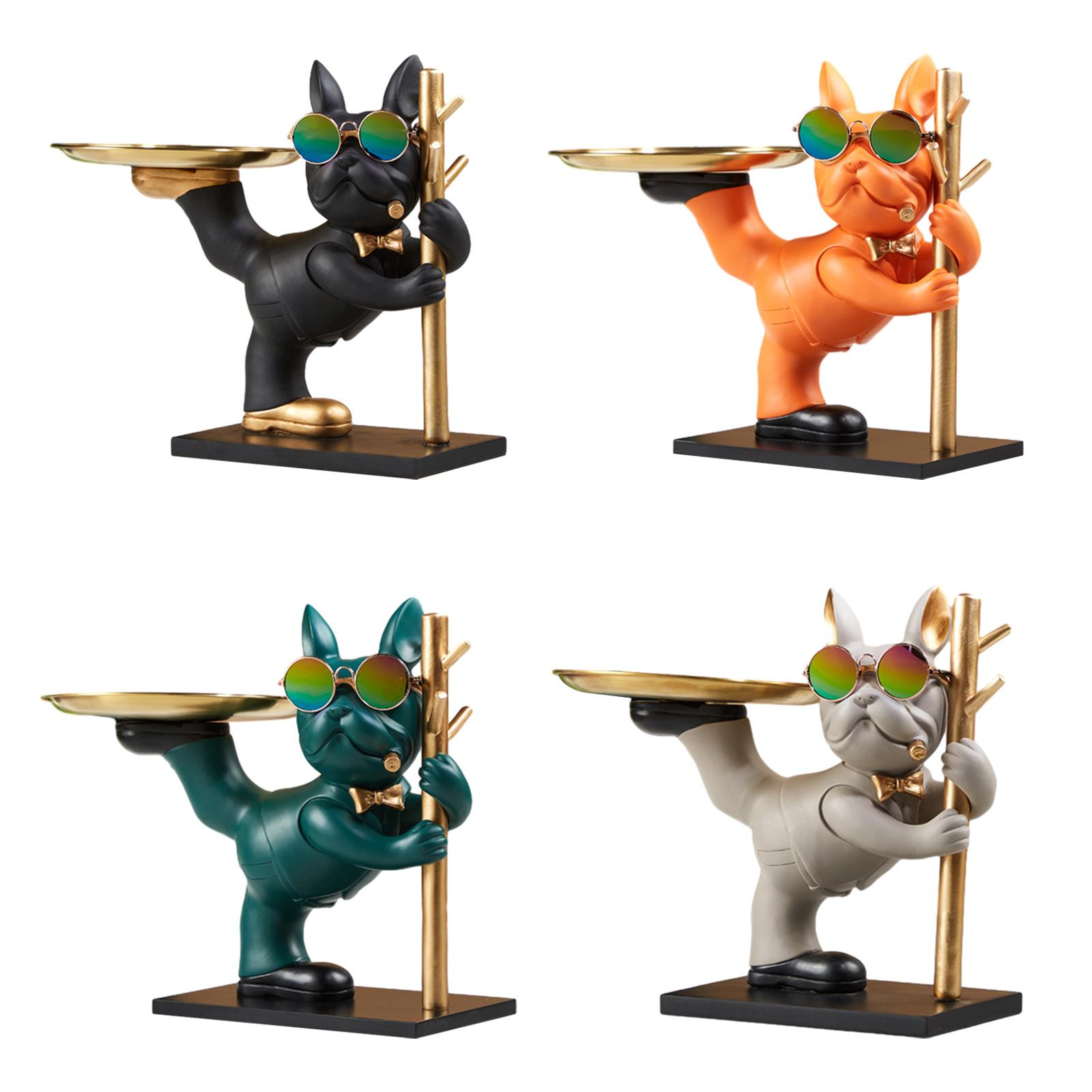Bulldog Statue Desk Storage Tr – обзор и цена Resin Art Dining Table