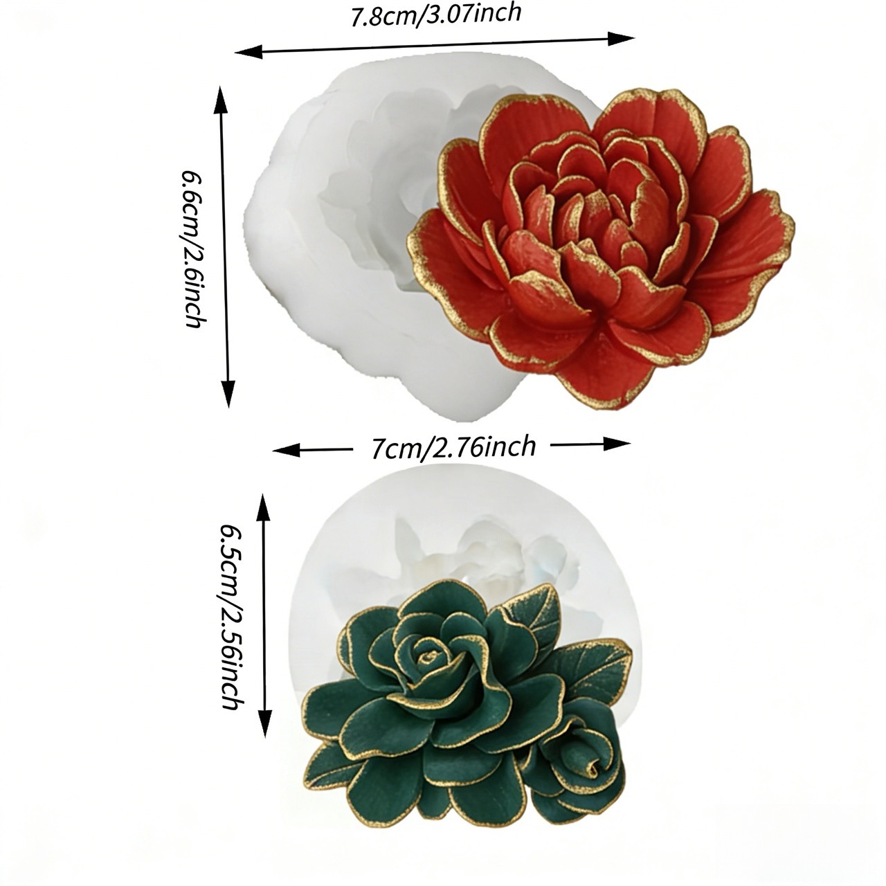 2-Piece 3D Heart-Shaped Garden – обзор и цена Resin Art For Wedding Gift