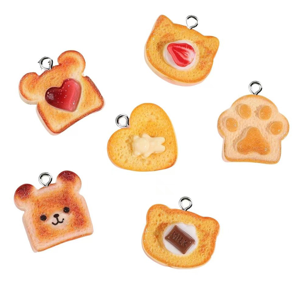 10pcs Heart Bear Cat Animal Sh – обзор и цена Resin Art Earrings