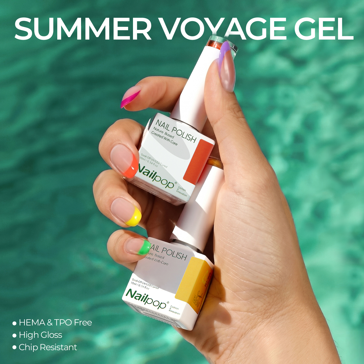 Nailpop Summer Shades Gel Poli – обзор и цена Resin Art Easy