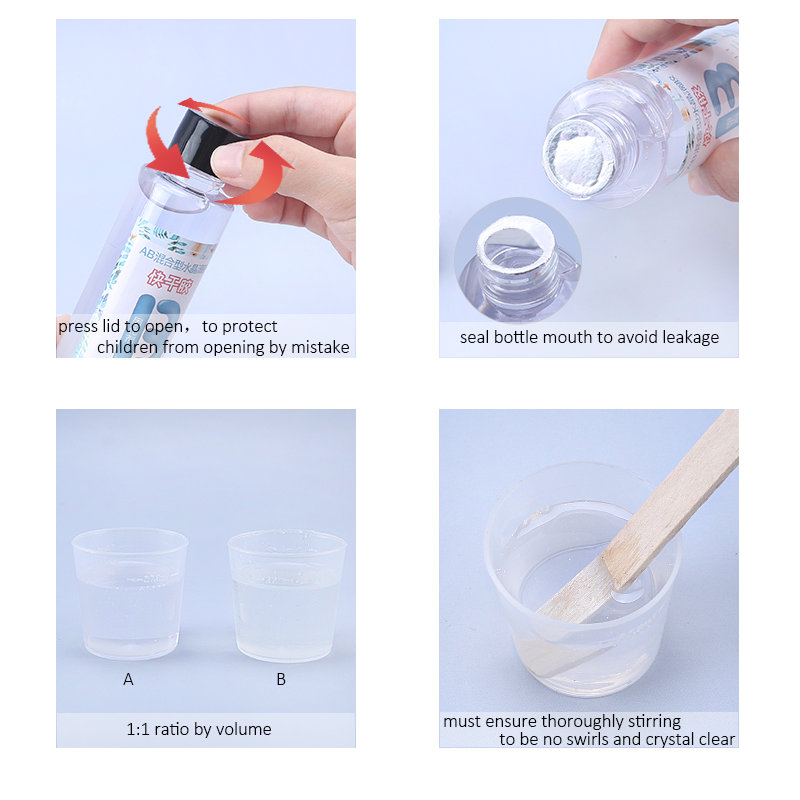 1:1 Clear Epoxy Resin Crystal  – обзор и цена Resin Art Uv