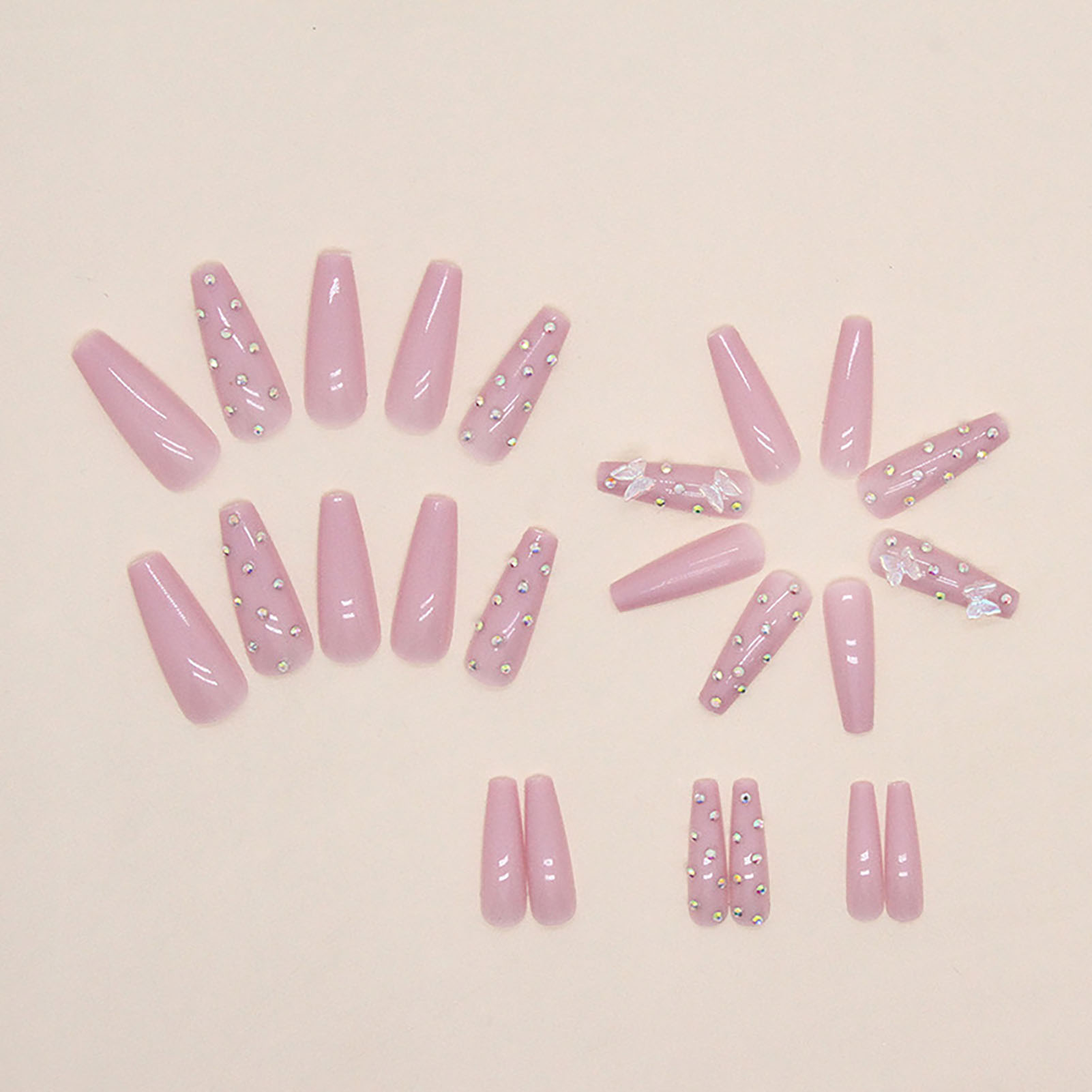 Long Ballerina Glossy Press-on – обзор и цена Resin Art Easy