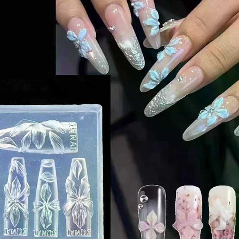3D Flowers Nail Mold DIY Silic – обзор и цена Resin Art Template