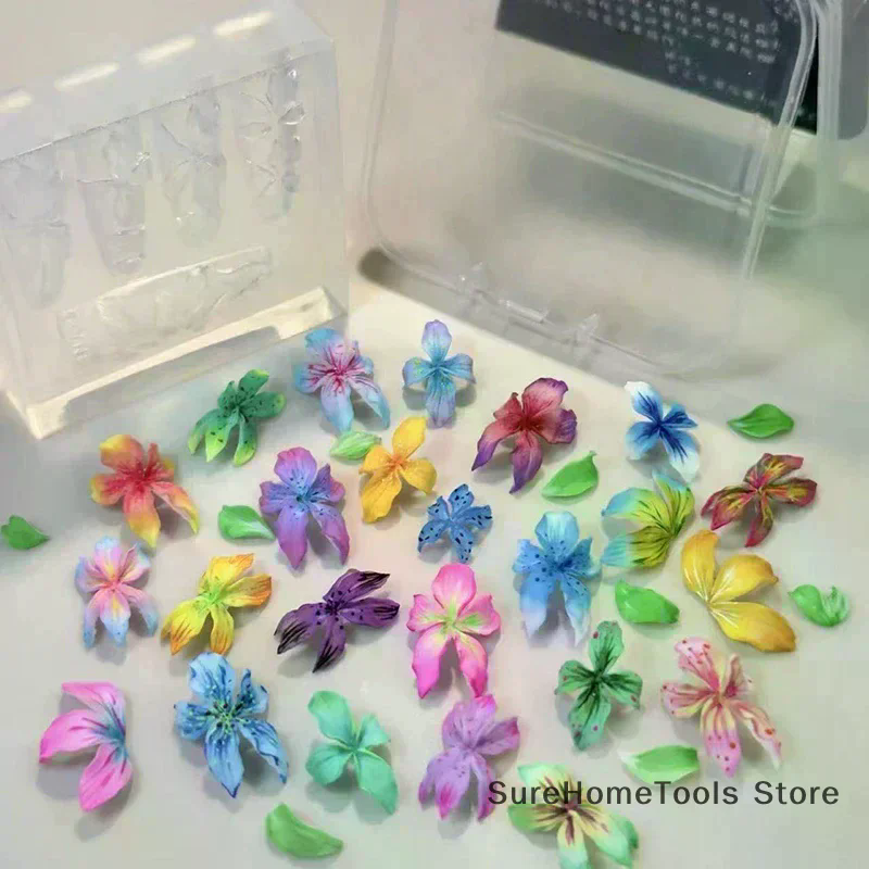 3D Flowers Nail Mold DIY Silic – обзор и цена Resin Art Template