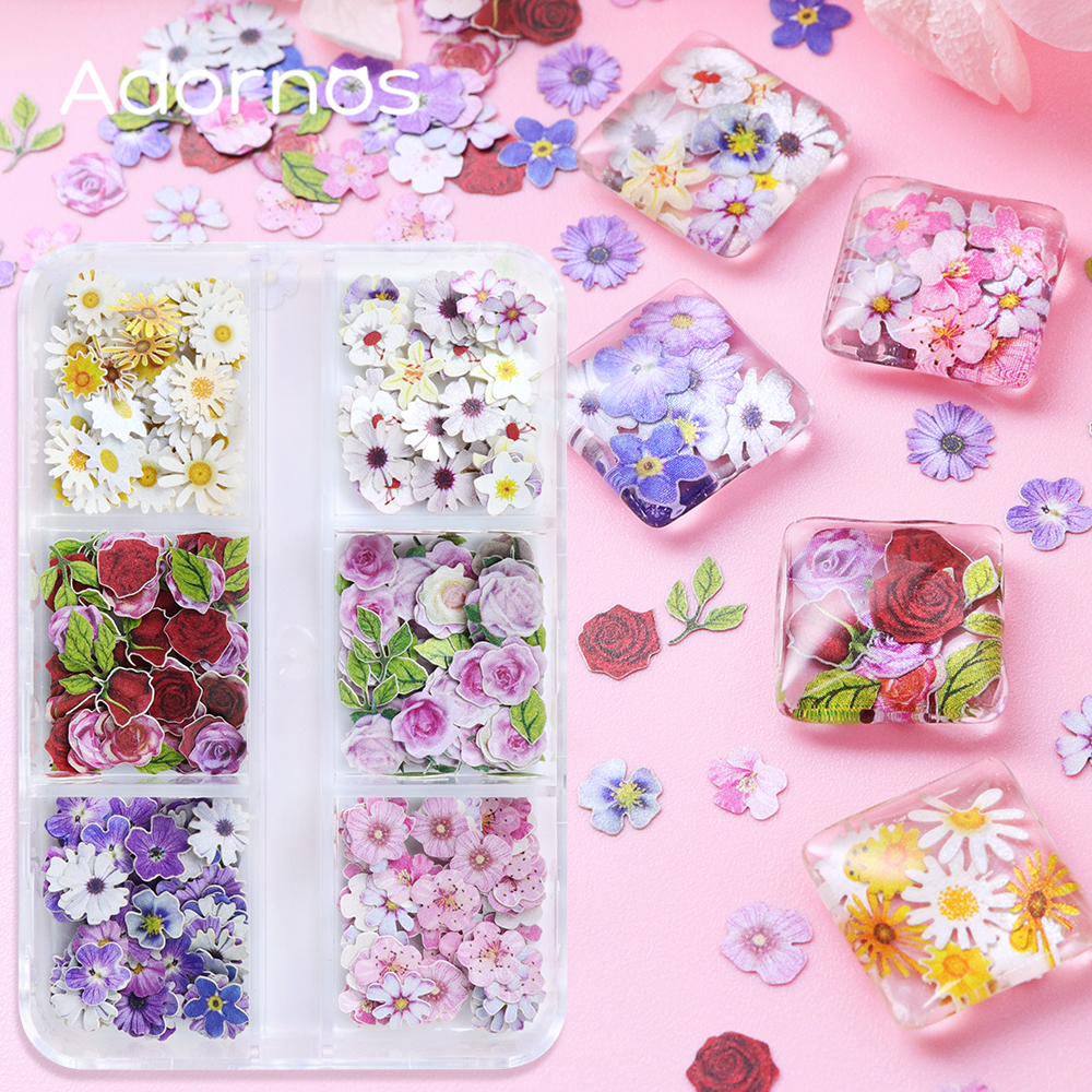 6 Grids Flowers Wood Pulp Chip – обзор и цена Resin Art And Wood