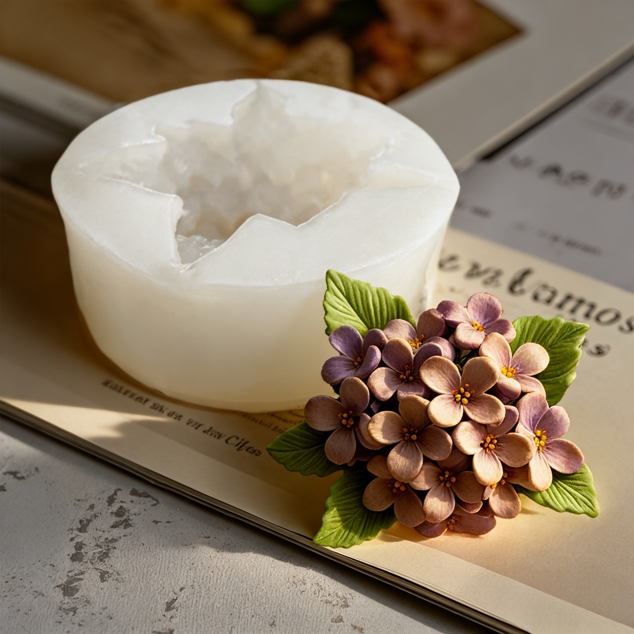 2-Piece 3D Rose and Lilac Sili – обзор и цена Resin Art For Wedding Gift