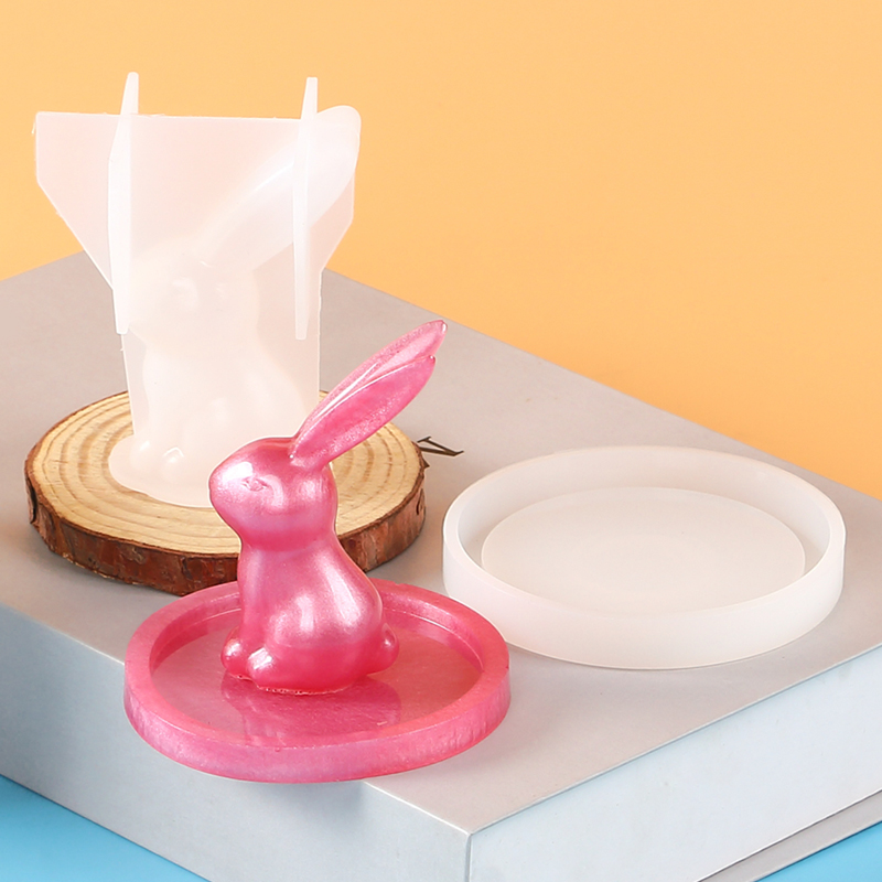 2Pcs 3D Bunny Ring Holder Sili – обзор и цена Resin Art Ring