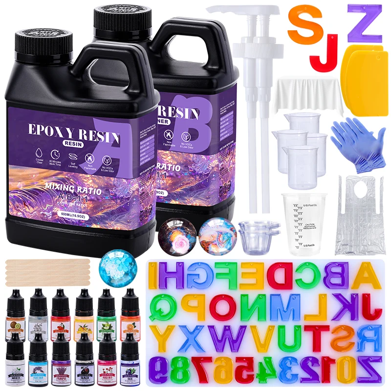 Epoxy Resin Kit Crystal Clear  – обзор и цена Resin Art Easy