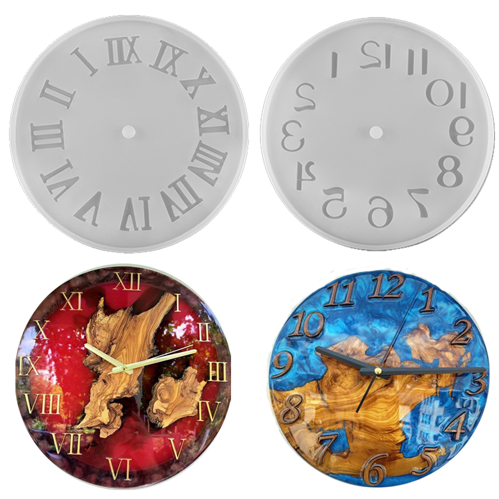 Clock Resin Molds Arabic Roman – обзор и цена Resin Art Clock