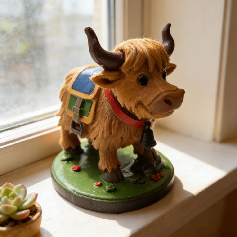 Highland Cow Ornament,Resin Ha – обзор и цена Resin Art Dining Table