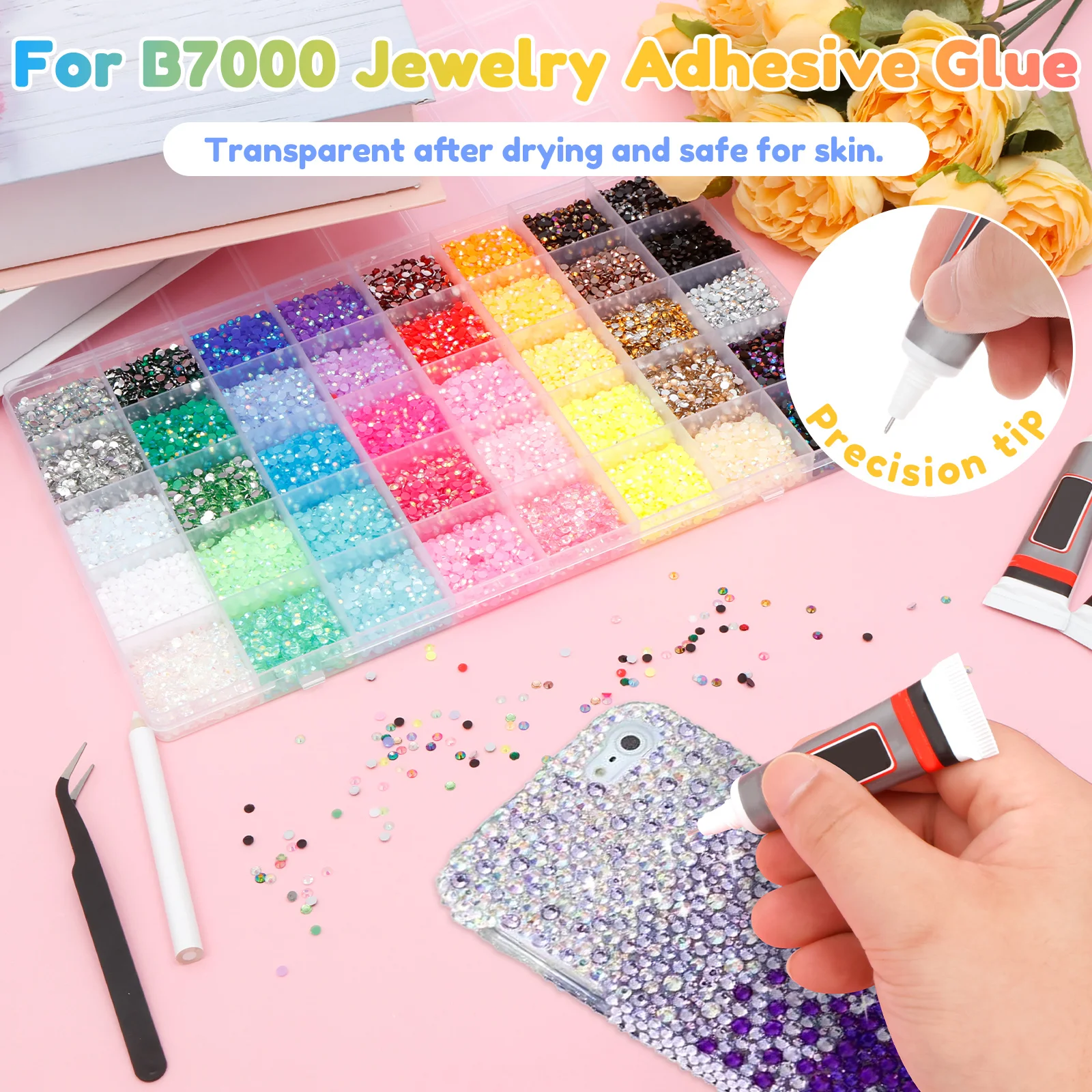 Resin Jelly Rhinestone Set Fad – обзор и цена Resin Art Easy