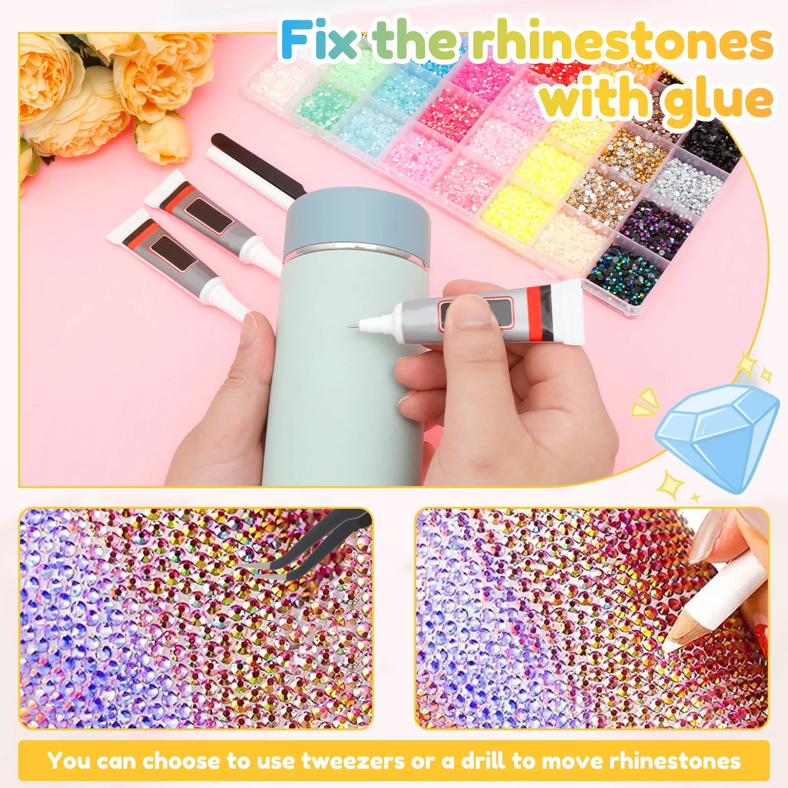 Resin Jelly Rhinestone Set Fad – обзор и цена Resin Art Easy