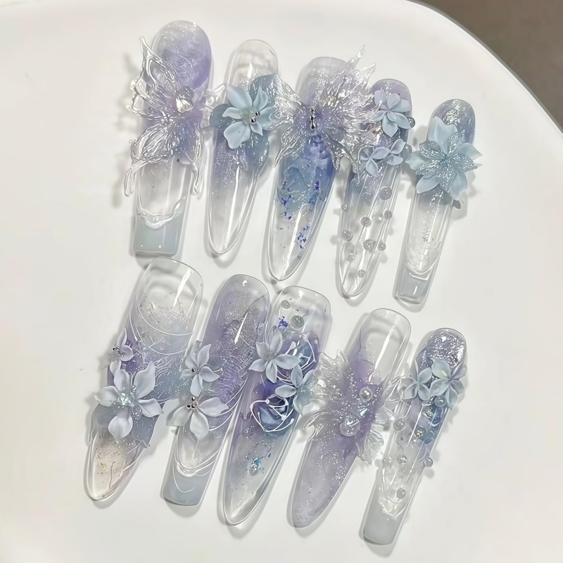 3D Butterfly Flower Gel Nail A – обзор и цена Resin Art Template
