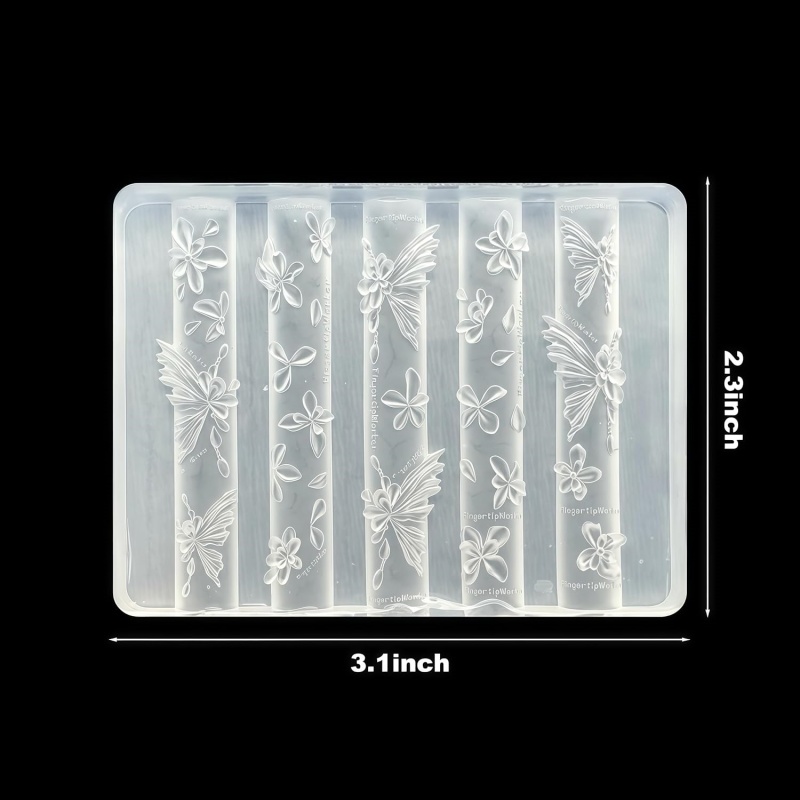 3D Butterfly Flower Gel Nail A – обзор и цена Resin Art Template