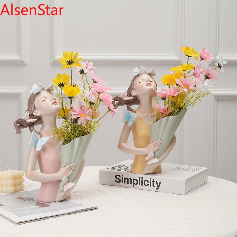 Nordic Flower Girl Art Vase Or – обзор и цена Resin Art Dining Table
