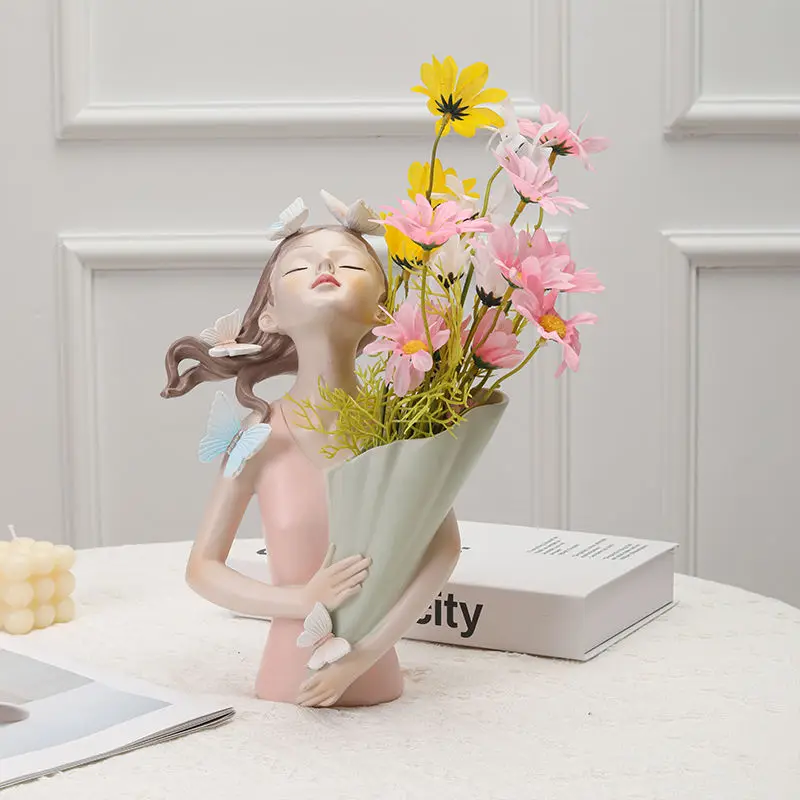 Nordic Flower Girl Art Vase Or – обзор и цена Resin Art Dining Table
