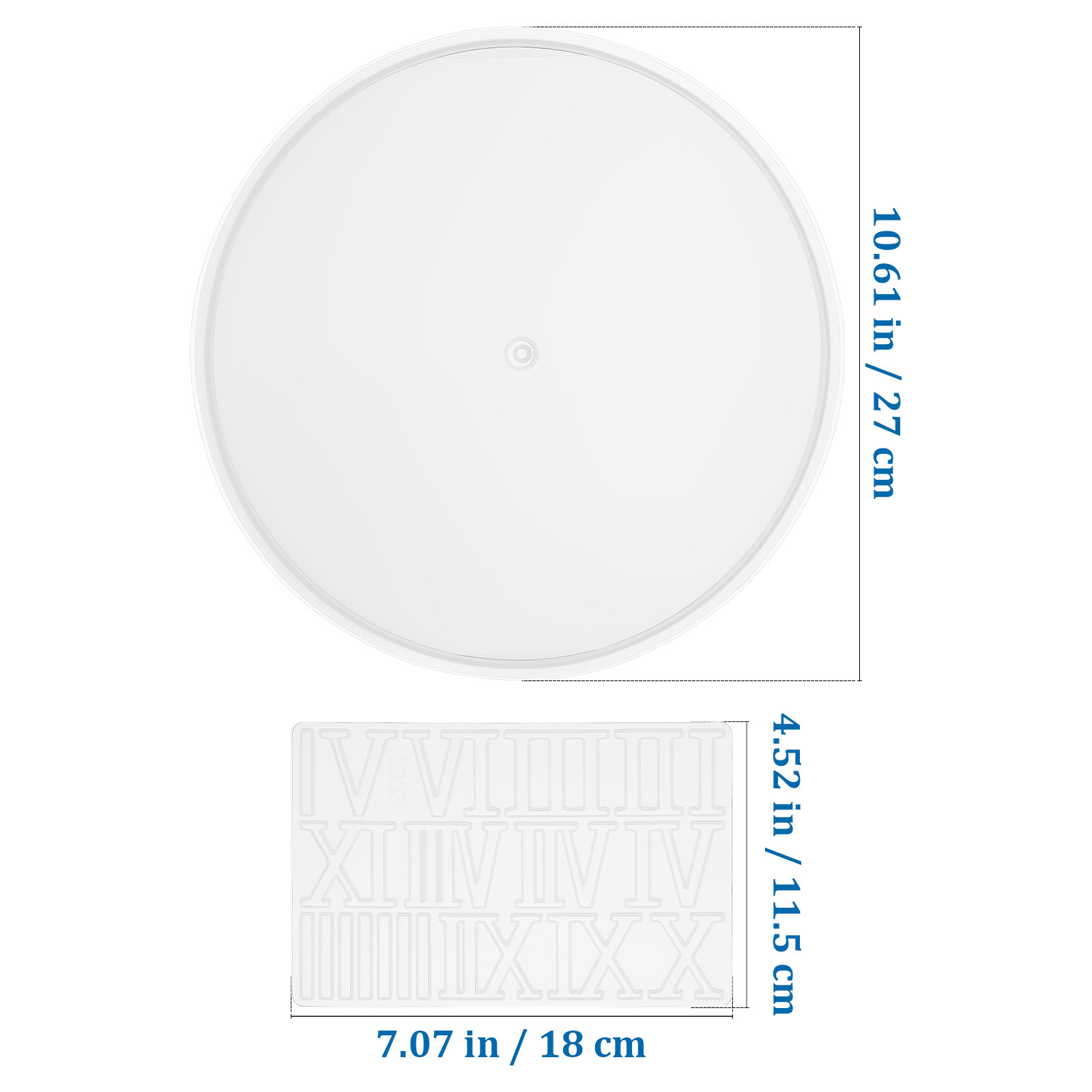1Set Round Silicone Clock Dial – обзор и цена Resin Art Clock