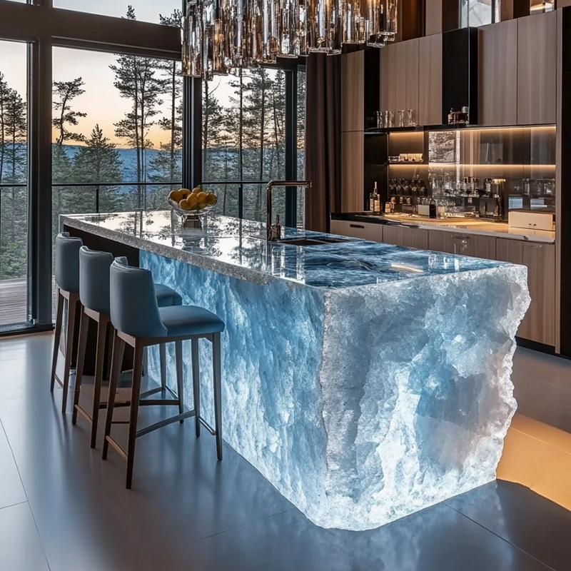 Modern light luxury home villa – обзор и цена Resin Art Dining Table
