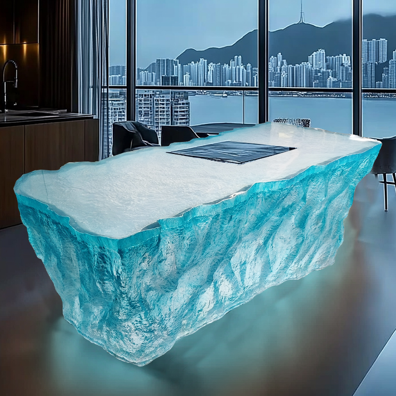 Modern light luxury home villa – обзор и цена Resin Art Dining Table