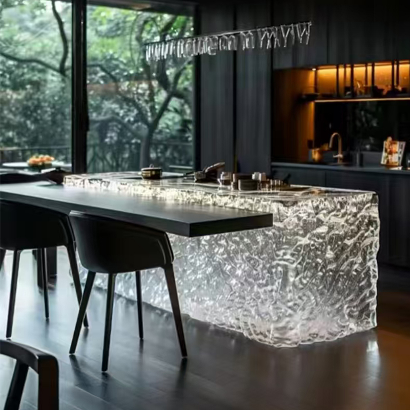 Modern light luxury home villa – обзор и цена Resin Art Dining Table