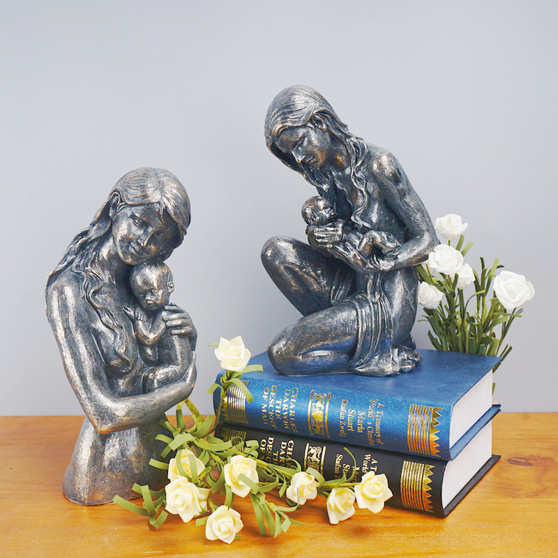 Mother Child Resin Sculpture H – обзор и цена Resin Art For Wedding Gift