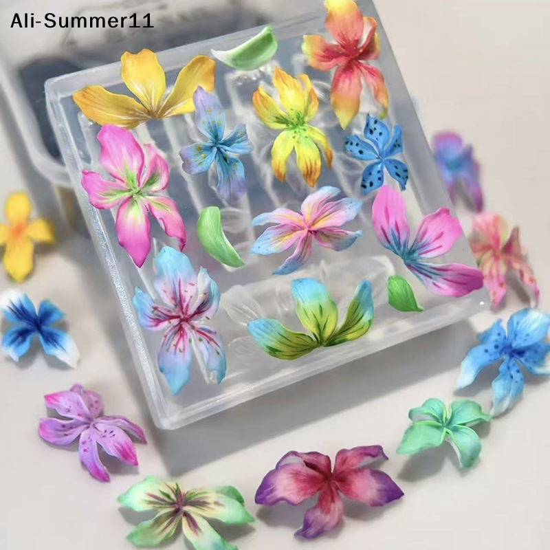 【A6L】Flowers Nail Mold DIY Sil – обзор и цена Resin Art Template