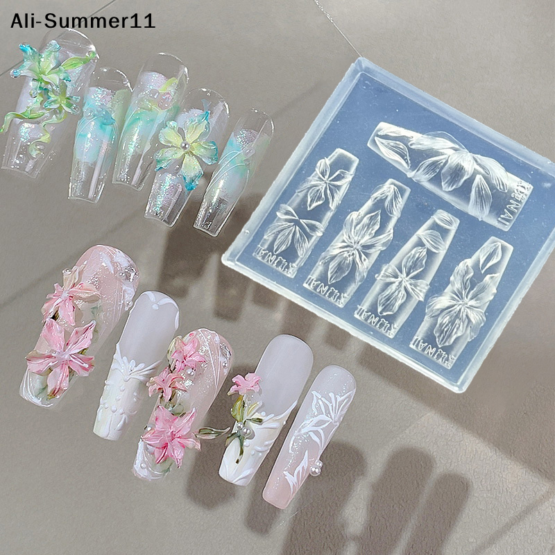 【A6L】Flowers Nail Mold DIY Sil – обзор и цена Resin Art Template