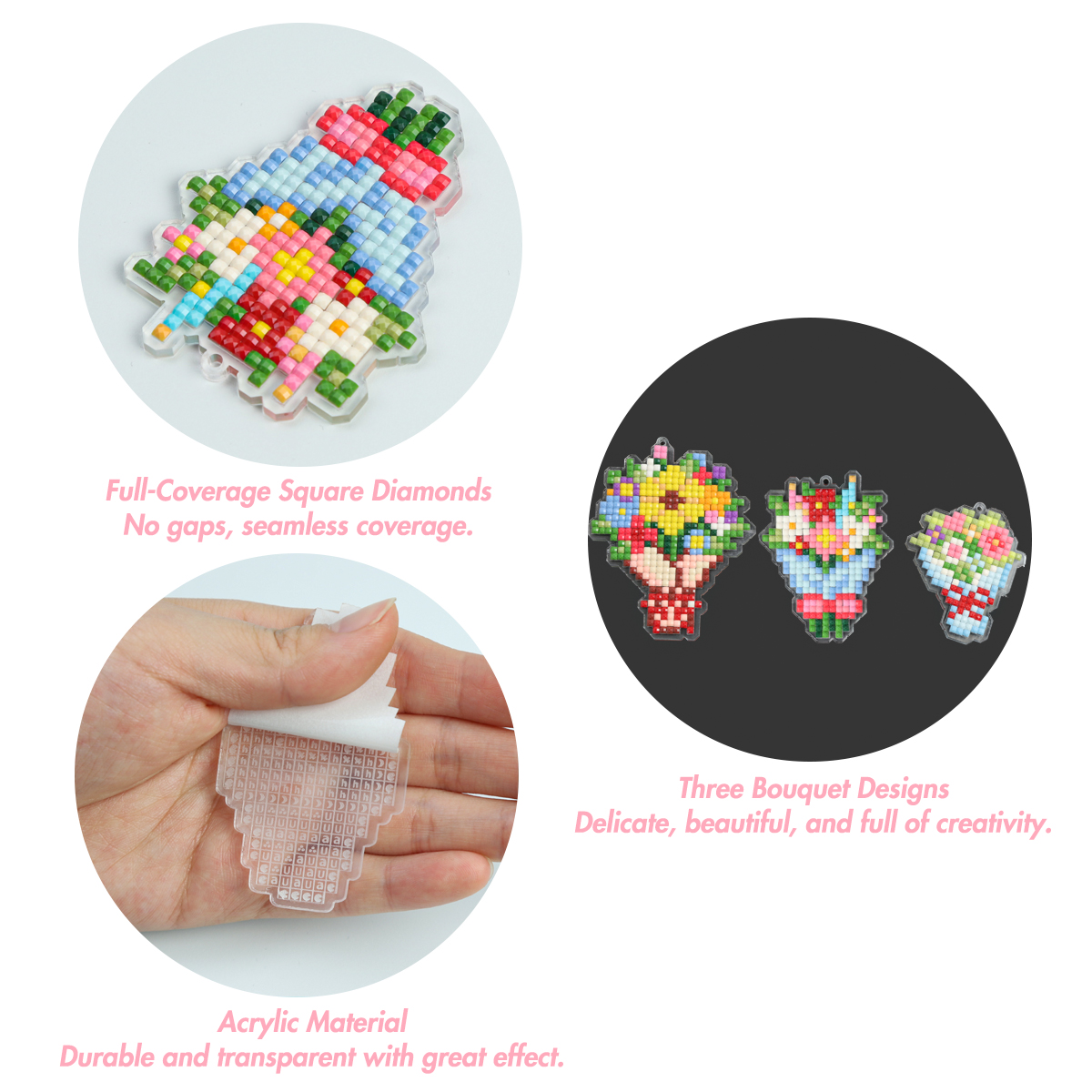 FOREVER YOUNG 3PCS Bouquet Acr – обзор и цена Resin Art Kits