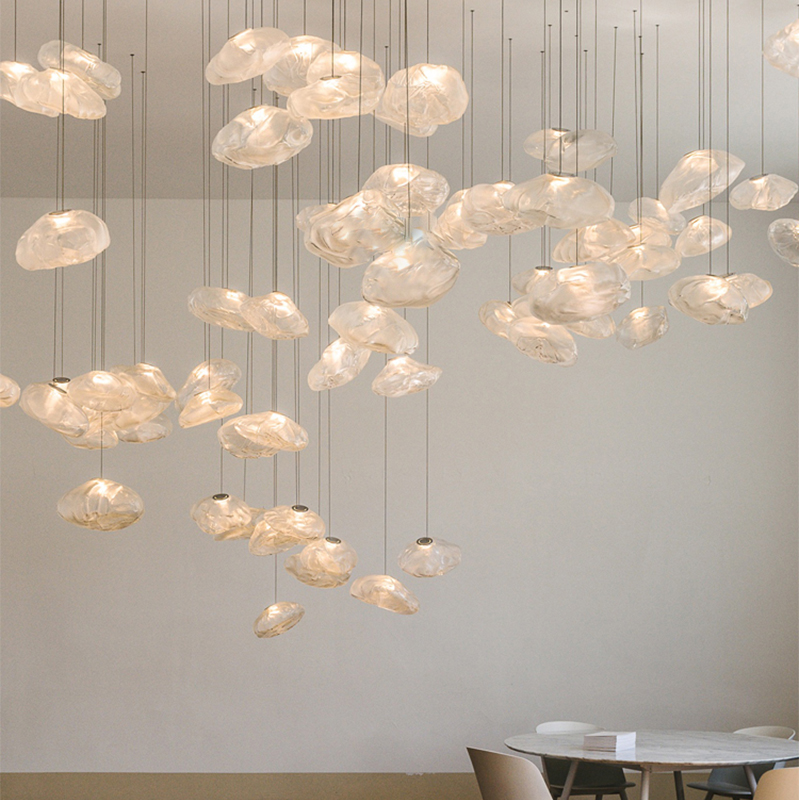 New 2025 Modern LED Pendant La – обзор и цена Resin Art Kitchen